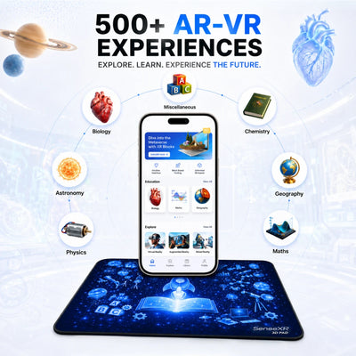 SenseXR 3D Learning Pad + Durlabh Darshan VR Kit Combo – 500+ AR Experiences & 1 Year Darshan Subscription
